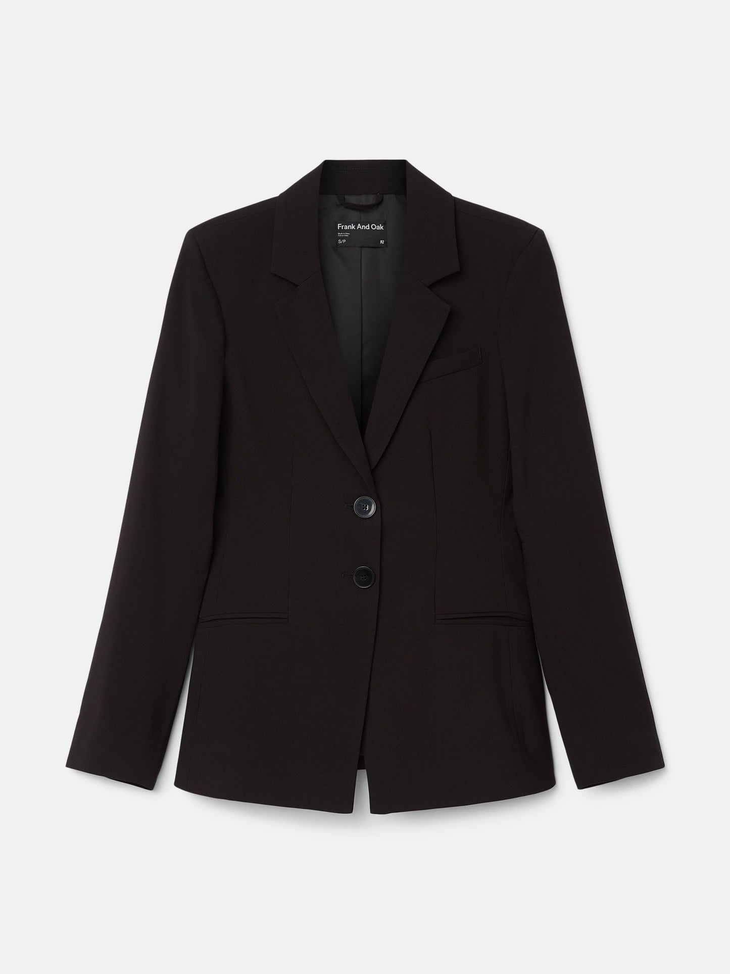 The Fitted Blazer  in Black