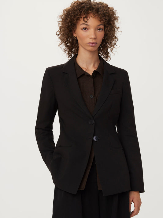 The Fitted Blazer  in Black