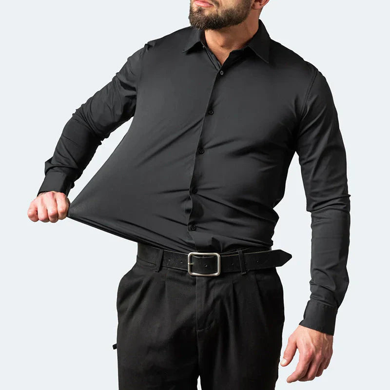 Aerolex - Timeless Anti-Crease Stretch Blouse Shirt for Men